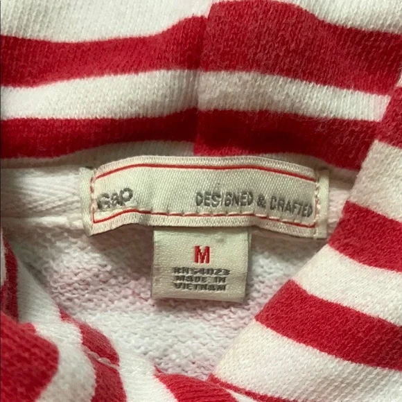 GAP Kids Red Striped Hoodie - Picture 3 of 5